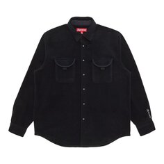 Рубашка Supreme Polartec &apos;Black&apos;, черный