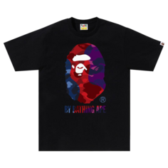 Футболка BAPE Color Camo Crazy By Bathing Ape &apos;Black&apos;, черный