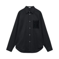 Рубашка Loewe Long-Sleeve &apos;Black&apos;, черный