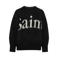 Свитер Saint Michael Long-Sleeve Logos &apos;Black&apos;, черный