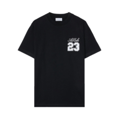 Футболка Off-White 23 Logo Slim Short-Sleeve &apos;Black/White&apos;, черный