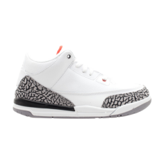 Кроссовки Air Jordan 3 Retro Ps, белый