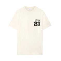 Футболка Off-White 23 Logo Slim Short-Sleeve &apos;Angora/Black&apos;, черный