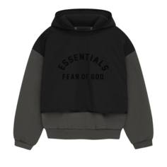 Свитер Fear Of God Essentials Fear of God Essentials Nylon Fleece Hooded &apos;Ink/Jet Black&apos;, черный