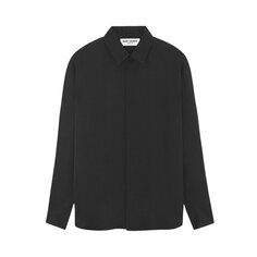 Рубашка Saint Laurent Collar &apos;Black&apos;, черный