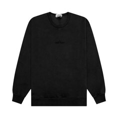 Толстовка Stone Island Crewneck &apos;Black&apos;, черный