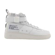 Кроссовки Nike SF Air Force 1 Mid QS GS &apos;Triple White&apos;, белый