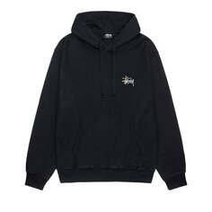 Худи Stussy Pigment Dyed Built Tough &apos;Black&apos;, черный