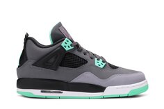 Кроссовки Air Jordan 4 Retro GS &apos;Green Glow&apos;, серый