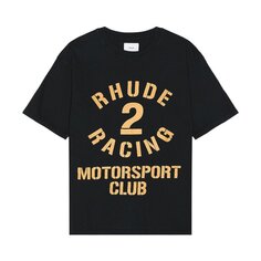 Футболка Rhude Desperado Motorsport &apos;Vintage Black&apos;, черный