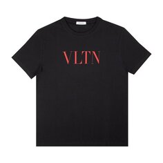 Футболка Valentino Logo &apos;Black&apos;, черный