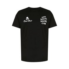 Футболка Anti Social Social Club Turbo Logo Short-Sleeve &apos;Black&apos;, черный