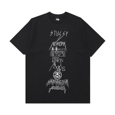 Футболка Stussy Gear Evil World Tour &apos;Black&apos;, черный