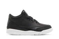 Кроссовки Air Jordan 3 Retro BP &apos;Black&apos;, черный