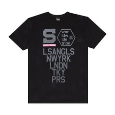 Футболка Stussy INTRNL WT &apos;Black&apos;, черный