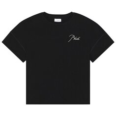 Футболка Rhude Reverse &apos;Black&apos;, черный