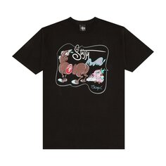 Футболка Stussy John K Horse &apos;Black&apos;, черный