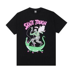 Футболка Stussy Skate Skeleton &apos;Black&apos;, черный