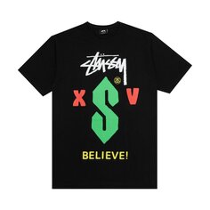 Футболка Stussy Believe &apos;Black&apos;, черный