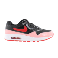 Кроссовки Nike Air Max 1 QS GS &apos;Black Speed Red&apos;, черный