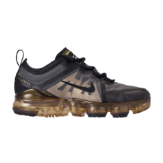 Кроссовки Nike Air VaporMax 2019 GS &apos;Black Gold&apos;, черный