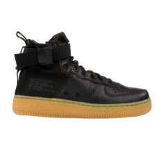 Кроссовки Nike SF Air Force 1 Mid GS &apos;Black Gum&apos;, черный