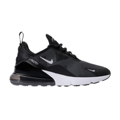 Кроссовки Nike Air Max 270 Knit Jacquard GS &apos;Black&apos;, черный