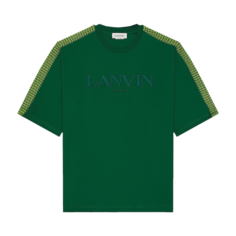 Футболка Lanvin Side Curb Oversized &apos;Bottle&apos;, зеленый