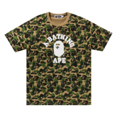 Футболка BAPE ABC Camo College &apos;Green&apos;, зеленый