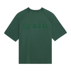 Футболка Jacquemus Le Typo &apos;Dark Green&apos;, зеленый