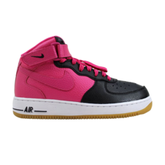 Кроссовки Nike Air Force 1 Mid GS &apos;Black Vivid Pink&apos;, розовый