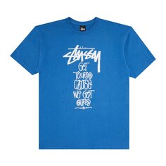 Футболка Stussy Get Yours &apos;Royal Blue&apos;, синий