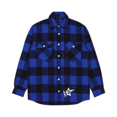 Рубашка Sp5der 5 Flannel &apos;Blue Plaid&apos;, синий