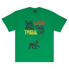 Футболка Stussy Gear Lion &apos;Green&apos;, зеленый