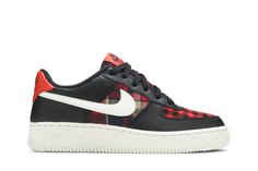 Кроссовки Nike Air Force 1 Low GS &apos;Flannel&apos;, красный
