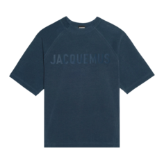 Футболка Jacquemus Le Typo &apos;Dark Navy&apos;, синий