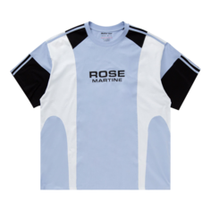 Футболка Martine Rose Oversized Panelled &apos;Blue/White/Black&apos;, синий
