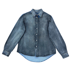 Рубашка MM6 Maison Margiela Long-Sleeve &apos;Blue&apos;, синий