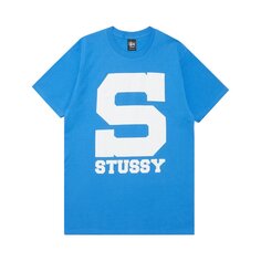Футболка Stussy S &apos;Marina Blue&apos;, синий