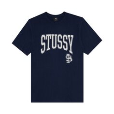 Футболка Stussy IST &apos;Navy&apos;, синий