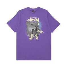 Футболка Stussy Pop Lion &apos;Purple&apos;, фиолетовый