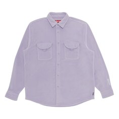 Рубашка Supreme Polartec &apos;Lilac&apos;, фиолетовый