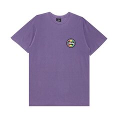 Футболка Stussy Reggae Dot Pigment Dyed &apos;Purple&apos;, фиолетовый