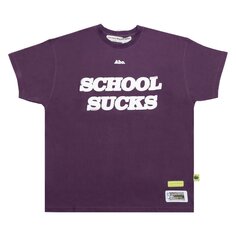 Футболка Advisory Board Crystals School Sucks &apos;Purple&apos;, фиолетовый