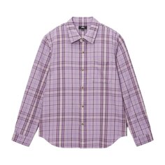 Рубашка Stussy Stones Plaid &apos;Lavender&apos;, фиолетовый