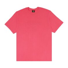 Футболка Stussy Link EMB. &apos;Pink&apos;, розовый