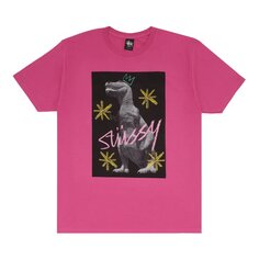 Футболка Stussy Dino Sketch &apos;Pink&apos;, розовый