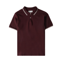 Рубашка Maison Margiela Embroidered Logo Polo &apos;Bordeaux&apos;, красный