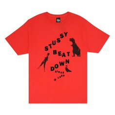 Футболка Stussy Beatdown &apos;Red&apos;, красный