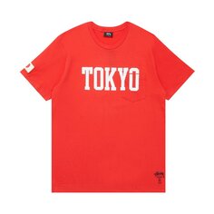 Футболка Stussy Tokyo IST Pocket &apos;Red&apos;, красный